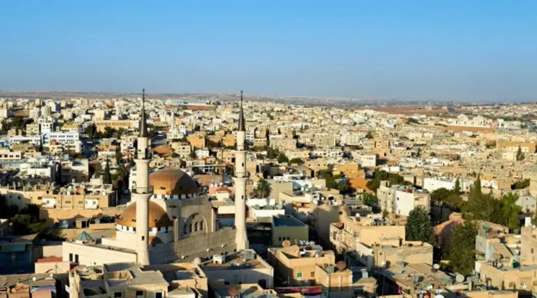 Aerial view of Madaba