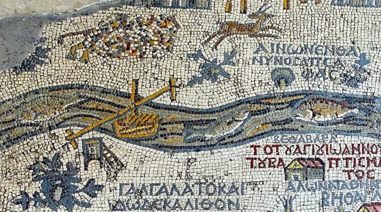 Mosaic map of the Holy Land in Madaba