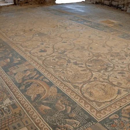 Mosaic at the Church of St. Stephen Um er-Rasas