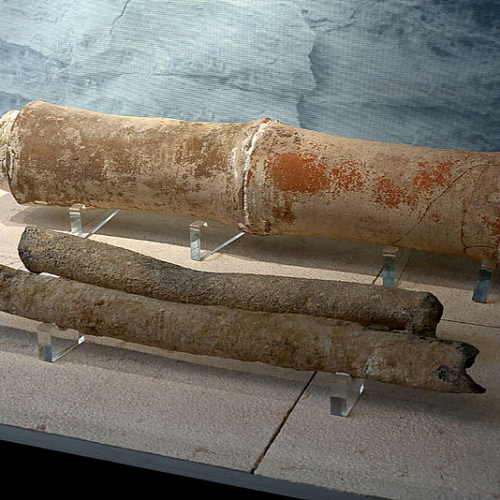 Nabataean Terracotta Water Pipe